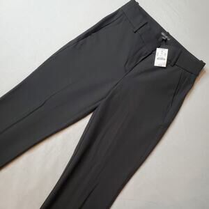 J. Crew Women's Size 4 NWT Ruby Slim Stretch Twill Plants Black J5292